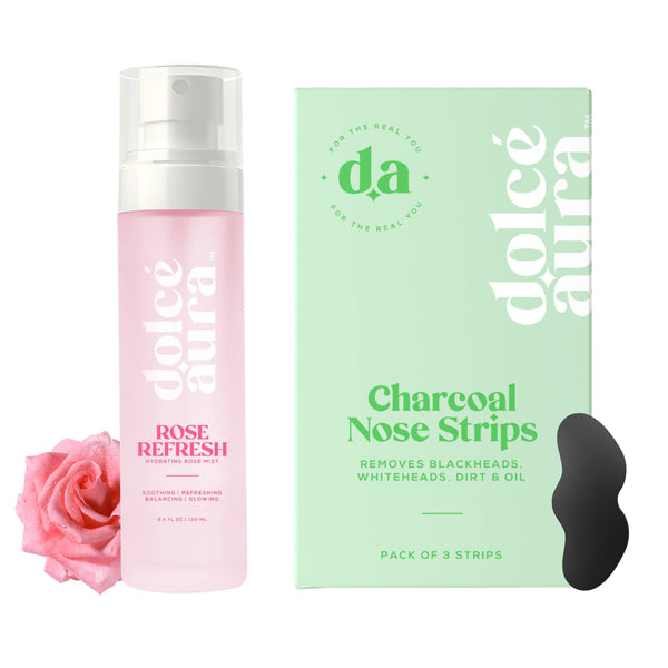 Rose Refresh-Pure Rose Water Mist and Peel ‘em Off Charcoal Nose Strips
